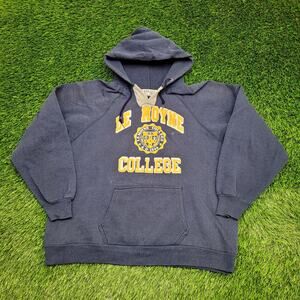 Vintage Le-Moyne College Hoodie Womens XL 23x22 Baggy USA